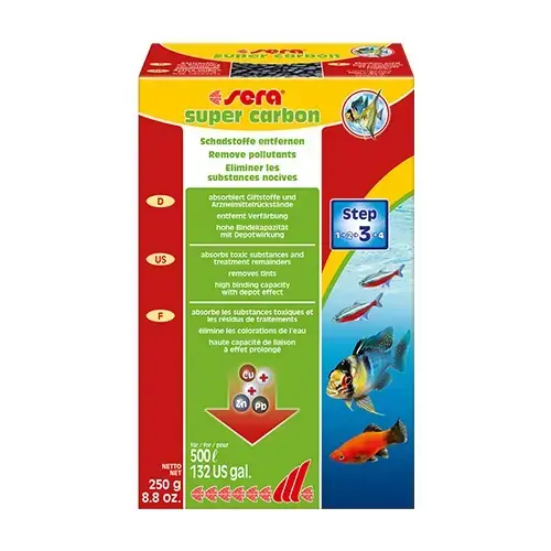 Sera Süper Aktif  Karbon - 250 Gr