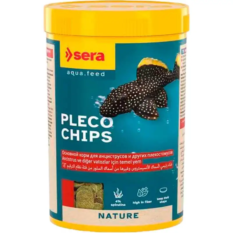 Sera Wels Chips Nature - 250 Ml