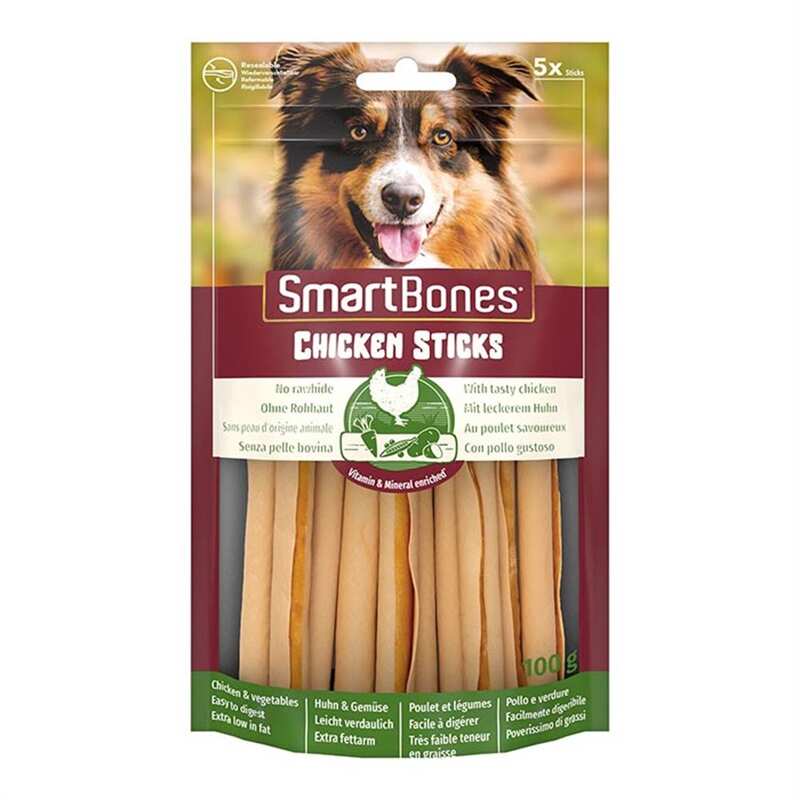 Smartbones - Smartbones Tavuklu Stick Köpek Ödülü 5 Parça 100 Gr.
