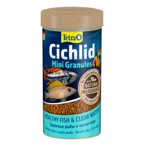 Tetra Cichlid Mini Granules Balık Yemi 250 Ml