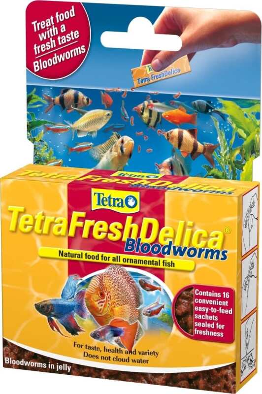 Tetra Fresh Delica Blood Worms 16*3 Gr