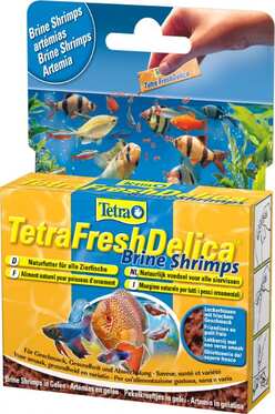 Tetra Yem - Tetra Freshdelıca Brıne Shrımps Jel Balık Yemi 48Gr.