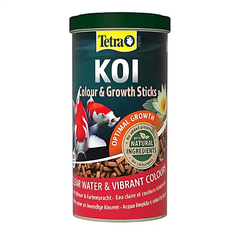 Tetra Koi Colour Growth Sticks Koi Renklendirici Balık Yemi 1Lt 270gr
