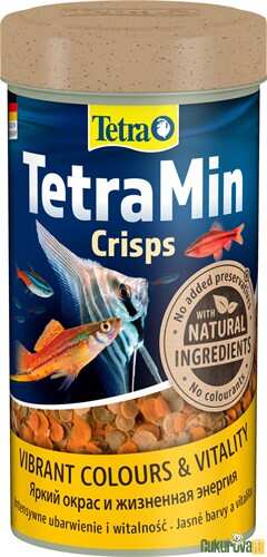 Tetramin Crisps Tropikal Balıklar İçin Cips Yem 250 Ml