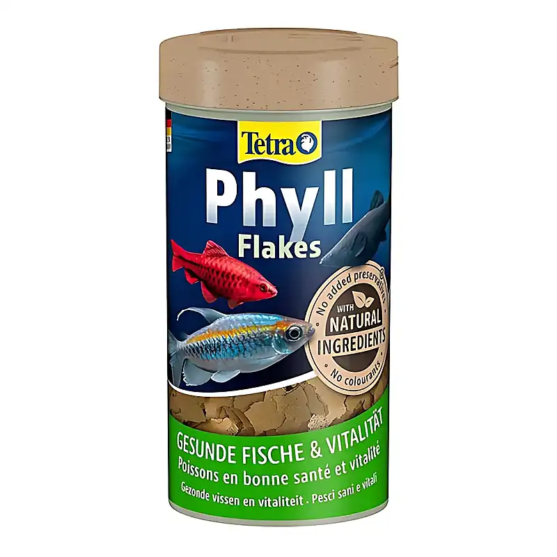 Tetra Phyll Flakes Bitkisel Pul Balık Yemi 250ml 52gr