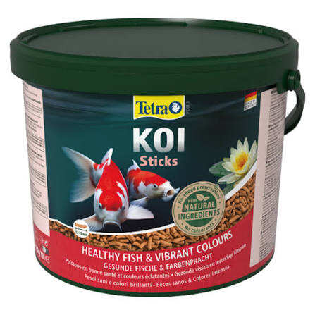 Tetra Pond Koi Sticks Havuz Balığı Çubuk Yem 10 Litre