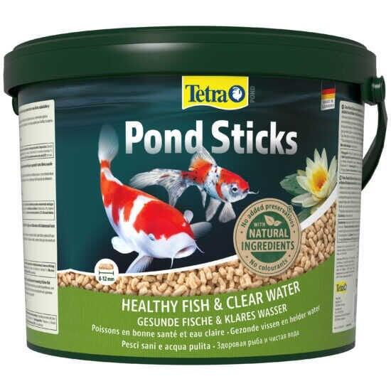 Tetra Pond Koi Sticks ( Yeşil ) Havuz Balığı Yemi 10 Litre / 1200 Gr - 1