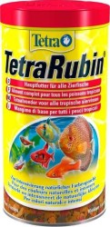 Tetra Yem - Tetra Rubin Flakes Tropikal Pul Balık Renk Yemi 1 Litre