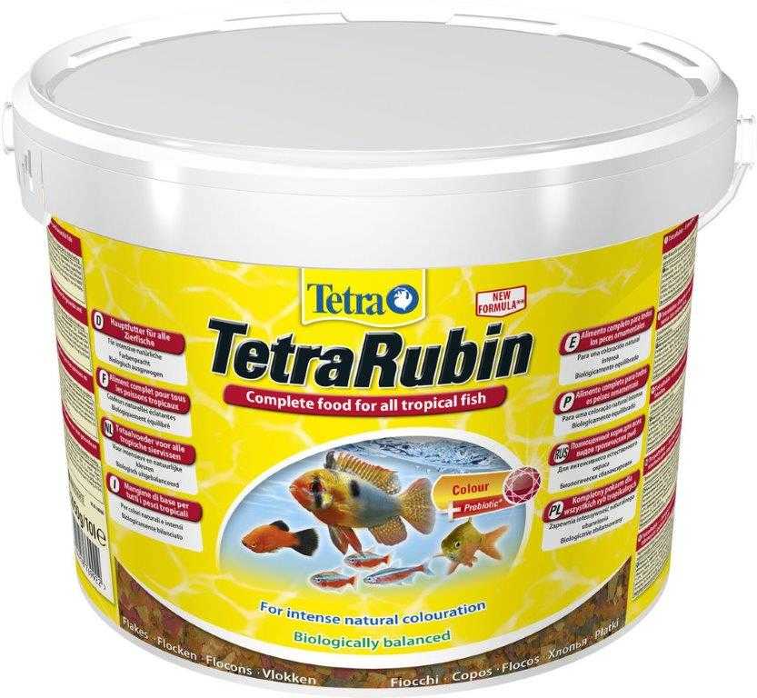 Tetra Rubin Flakes Renklendirici Pul Yem 10 Litre / 2050 Gr Kova Yemler ...
