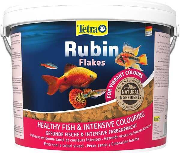 Tetra Rubin Flakes Renklendirici Pul Yem 10 Litre / 2050 Gr - 1