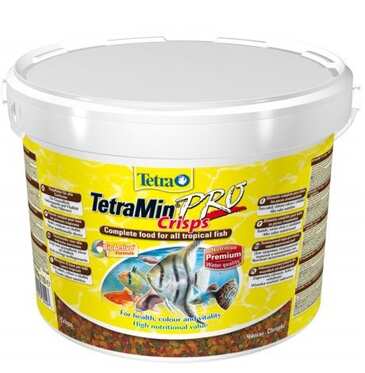 Tetra Yem - Tetramin Pro Crisps Granül Tropikal Balık Yemi Kova 10 Litre
