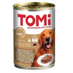 Tomi - Tomi 3 Çesit Kümes Hayvanlı Köpek Konservesi 400 Gr.