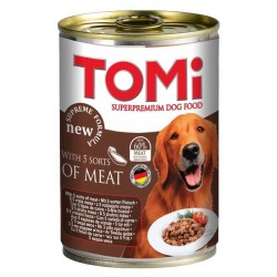 Tomi 5 Çesit Kırmızı Etli Köpek Konservesi 400 Gr. - Thumbnail