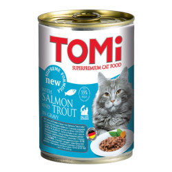 Tomi - Tomi Somon Ve Alabalıklı Kedi Konservesi 400 Gr.