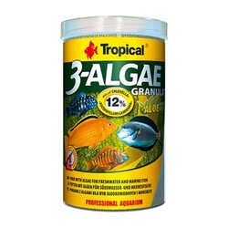 Tropical - Tropical 3-Algae Granulat 10L / 4,4Kg Kova Yem
