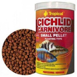 Tropical - Tropical Cichlid Carnivore Small Pellet 1000 Ml 360Gr (2,5Mm)
