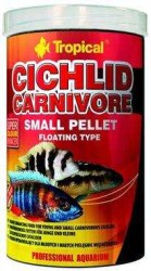 Tropical - Tropical Cichlid Carnivore Small Pellet Balık Yemi 250 Ml