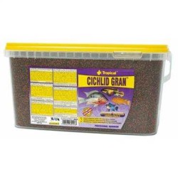 Tropical - Tropical Cichlid Gran Cichlid Granül Balık Yemi 5,5 Kg /10 Litre
