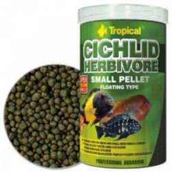 Tropical - Tropical Cichlid Herbivore Small Pellet (2,5Mm)1000 Ml 360 Gr