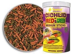 Tropical - Tropical Cichlid Red&Green Medium Sticks 10Lt 3,6Kg