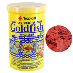 Tropical - Tropical Goldfish Flake Japon Pul Yem 200 Gr 1000 Ml