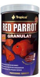 Tropical - Tropical Red Parrot Granulat Papağan Cichlid Renk Yemi 400 Ml / 1000 Gr (1)