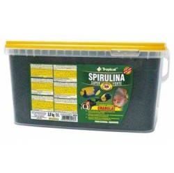 Tropical - Tropical Spirulina Super Forte Yoğun Spirulinalı Granül Kova Yem 3 Kg / 5 Litre