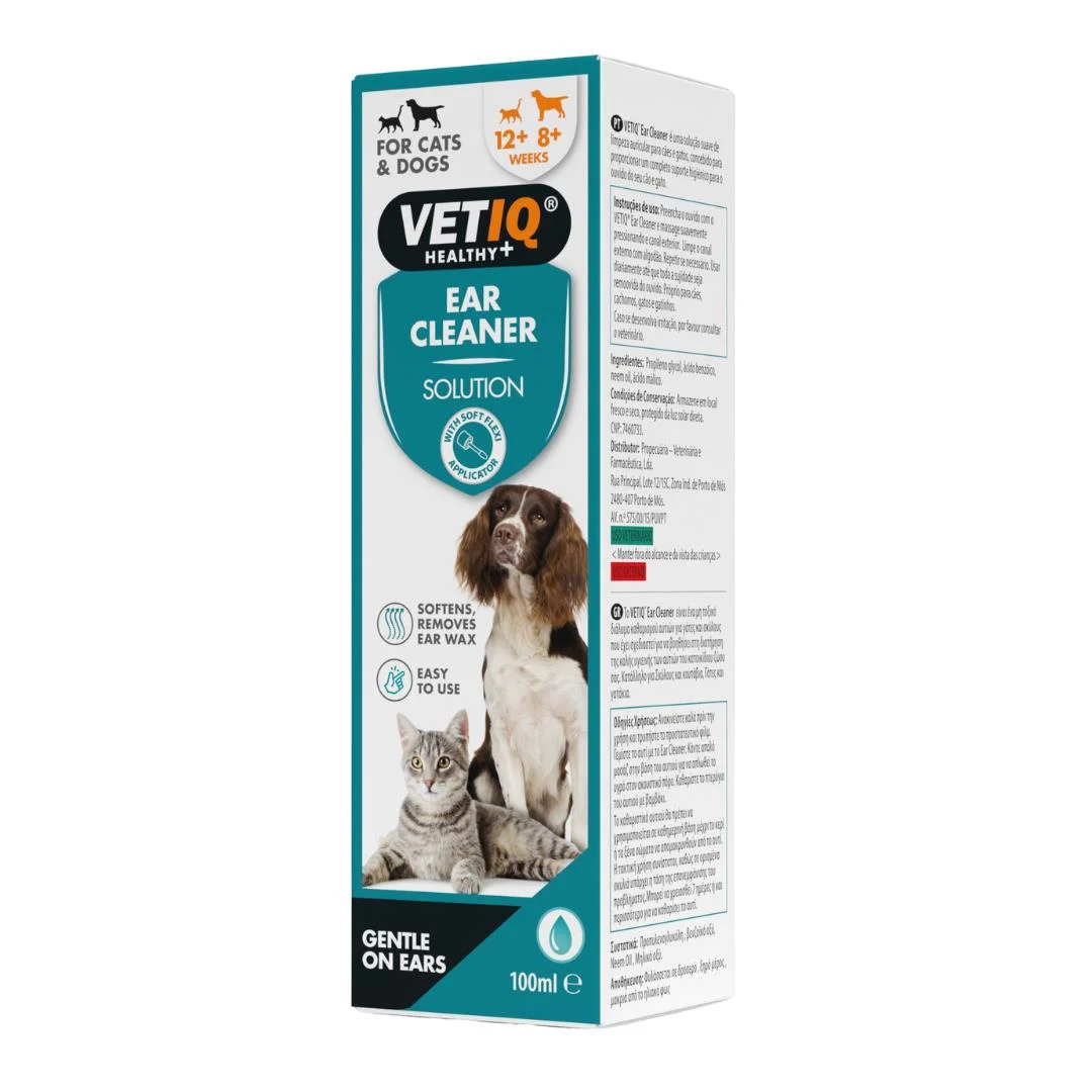 VetIQ - Vetıq Ear Cleaner Alkolsüz Kulak Temizleyicisi 100 Ml