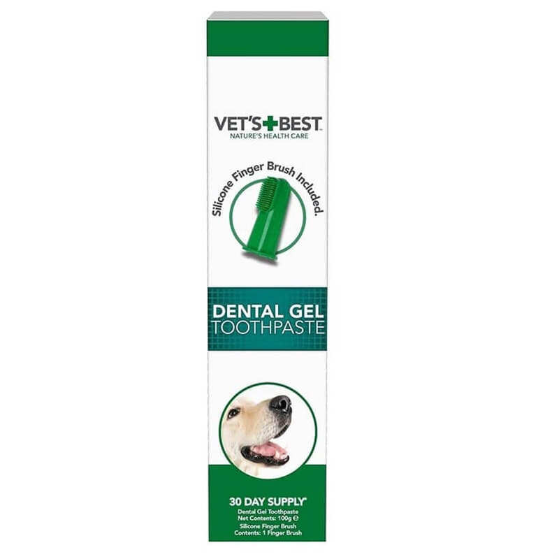 VB - Vets Best Köpekler İçin Diş Macunu ve Parmak Diş Fırçası (1)
