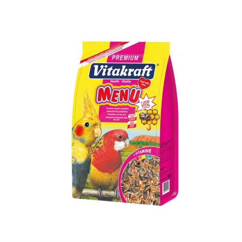 Vitakraft - Vitakraft Menü Paraket Yemi 1000 Gr