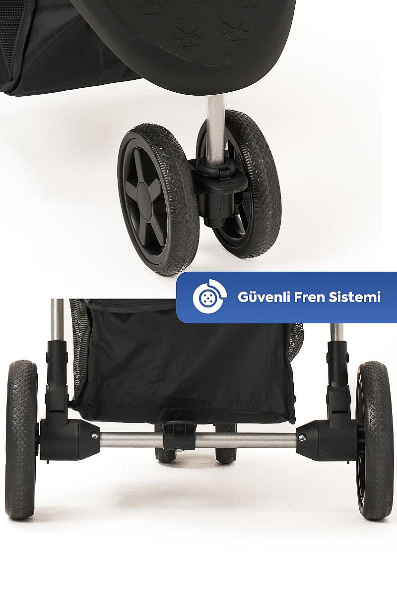 ZAMPA TRİBORO KÖPEK&KEDİ ARABA LACİVERT 45x90x90CM - 5